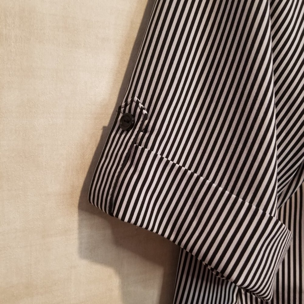 Notations Plus Size Button Front 2 Pocket Blouse - image 5